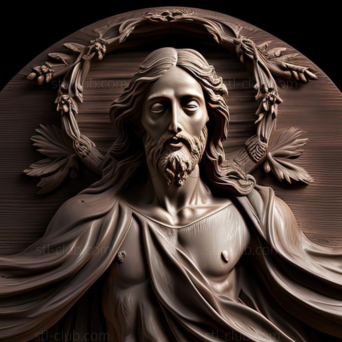 3D model st jesus (STL)